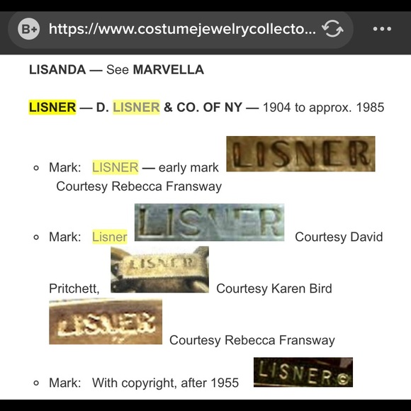 Plz do not share.. Vintage Lisner necklace appx 28” GUC - Picture 15 of 17